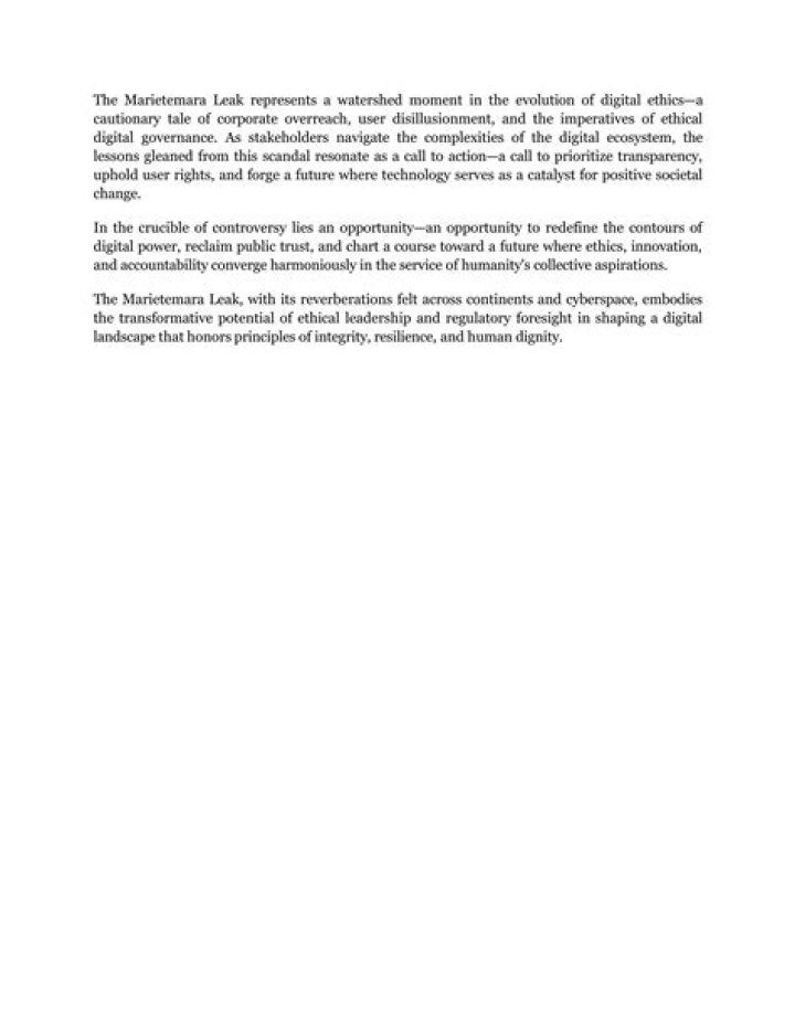 Marietemara Nude: Understanding the Controversy and Addressing Misinformation